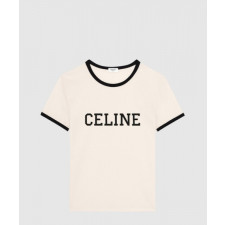 셀린느 레귤러 티셔츠 코튼 저지