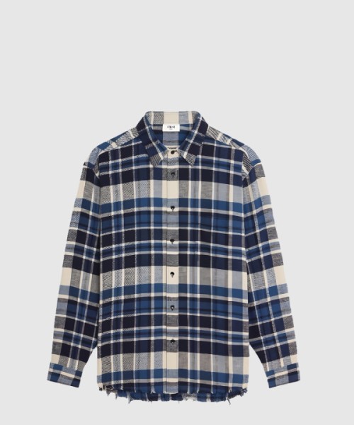 셀린느 체크 셔츠