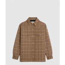 셀린느 오버셔츠 체크 울