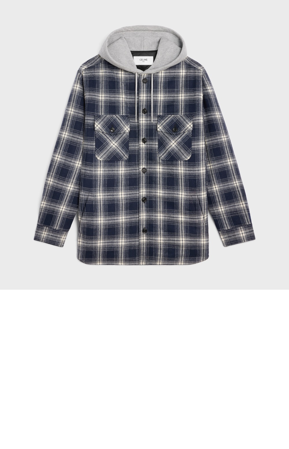 셀린느 후드 오버셔츠