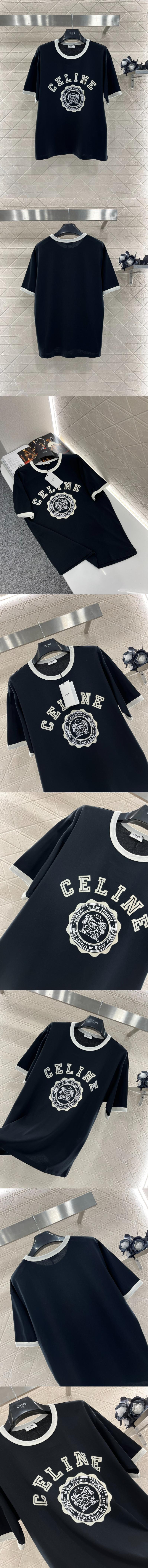 셀린느 블라종 루즈 티셔츠