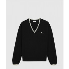 셀린느 트리옹프 V넥 스웨터 울