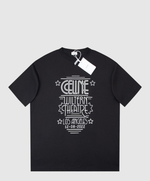 셀린느 로고 프린트 반팔