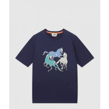 에르메스 플라워 코튼 톱