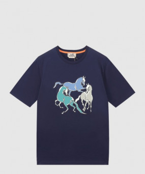 에르메스 플라워 코튼 톱