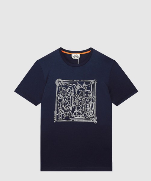 에르메스 플라워 코튼 톱