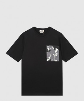 에르메스 플라워 코튼 톱