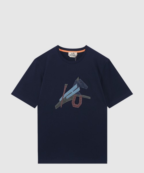 에르메스 플라워 코튼 톱