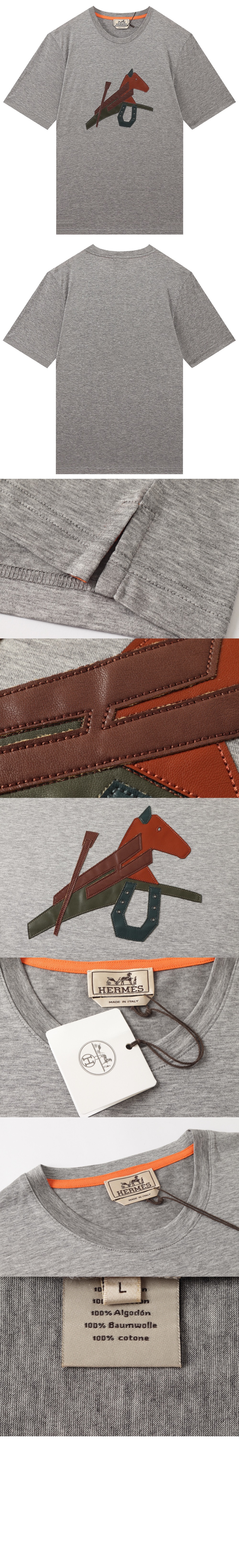 에르메스 플라워 코튼 톱