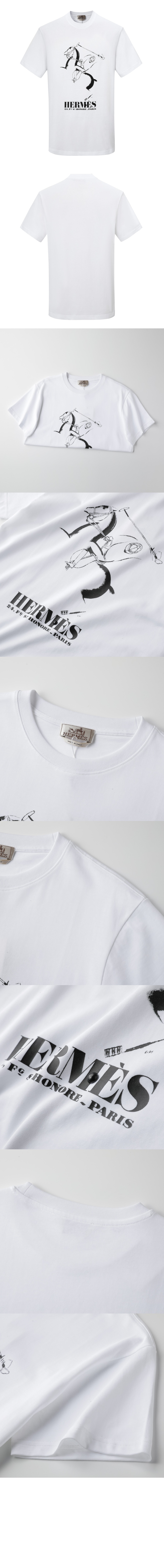 에르메스 플라워 코튼 톱