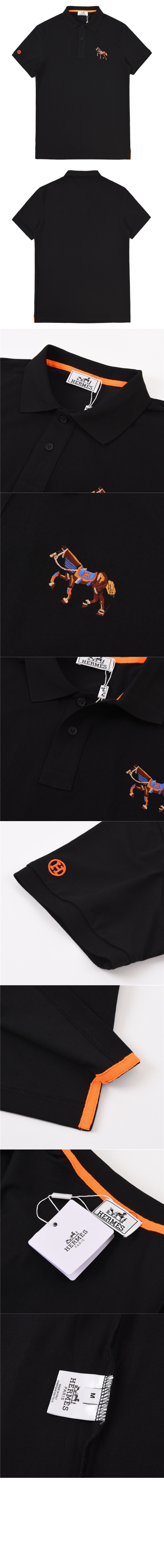 에르메스 폴로 니트 톱