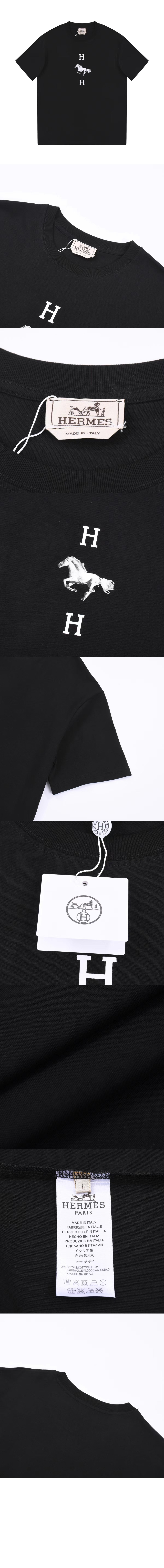 에르메스 플라워 코튼 톱