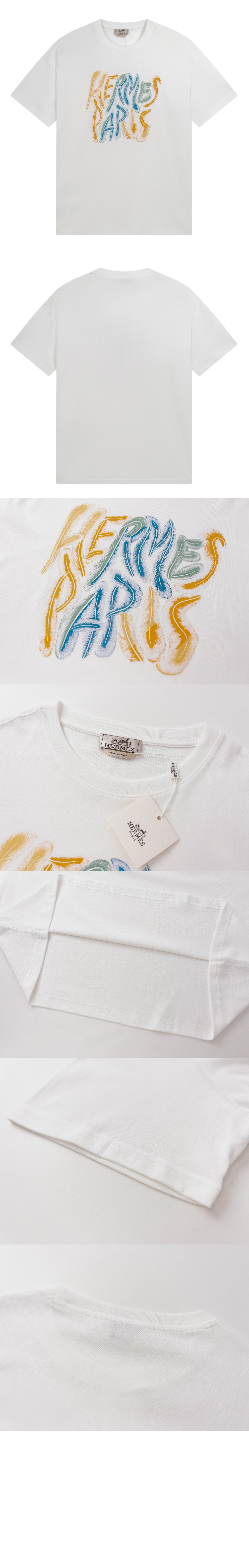 에르메스 플라워 코튼 톱