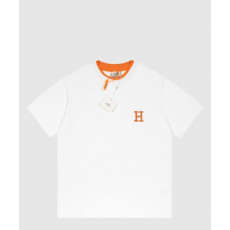 에르메스 로고 프린트 반팔