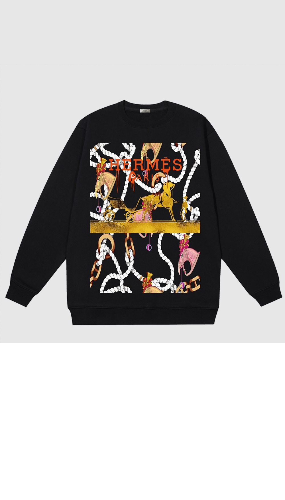 에르메스 플라워 코튼 톱