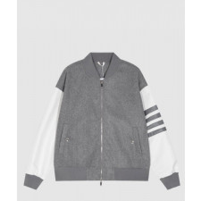 톰브라운 로고 집업 자켓