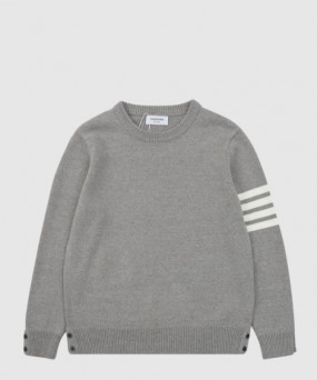 톰브라운 프린트 니트 톱