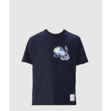 톰브라운 로고 프린트 반팔