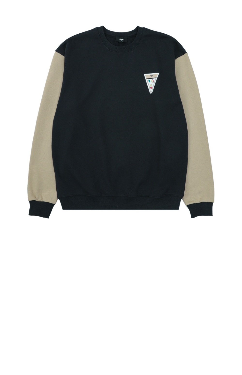 펜디 로고 프린트 면 톱