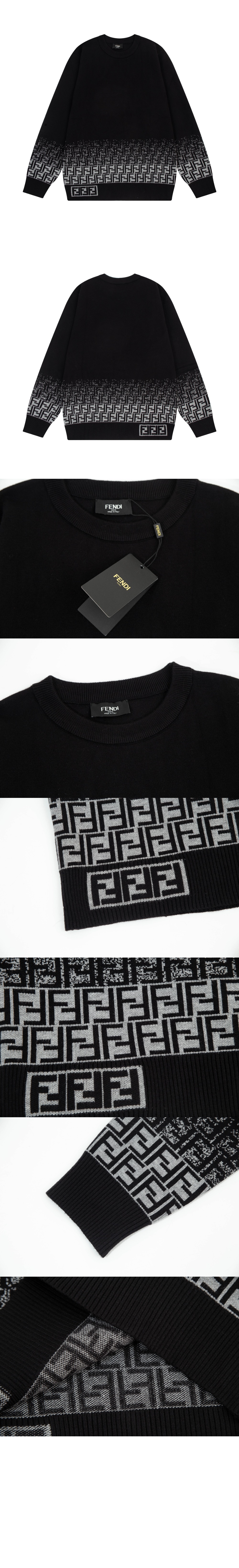 펜디 풀오버 점퍼 나일론 울