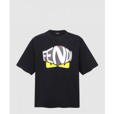 펜디 로고 프린트 반팔