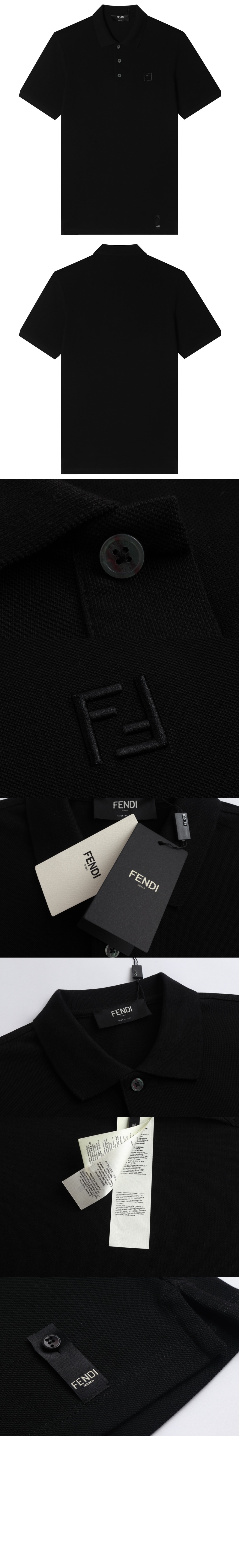 펜디 로고 프린트 반팔