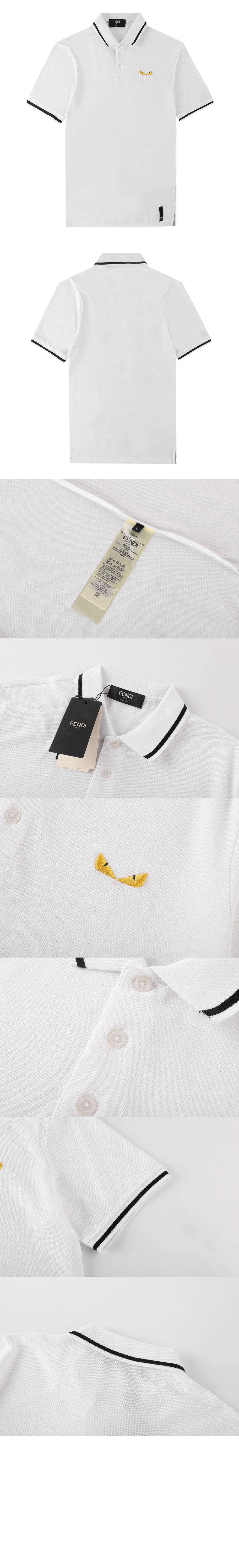 펜디 로고 프린트 반팔