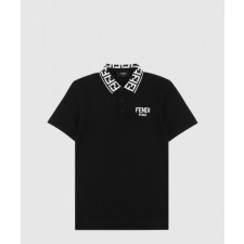 펜디 로고 프린트 반팔