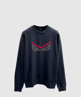 펜디 로고 프린트 면 톱