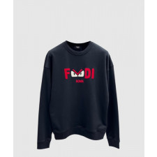 펜디 로고 프린트 면 톱