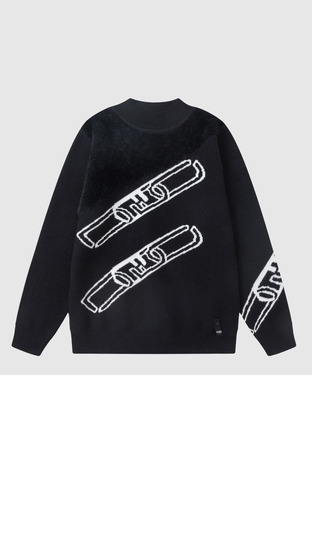 펜디 로고 프린트 톱