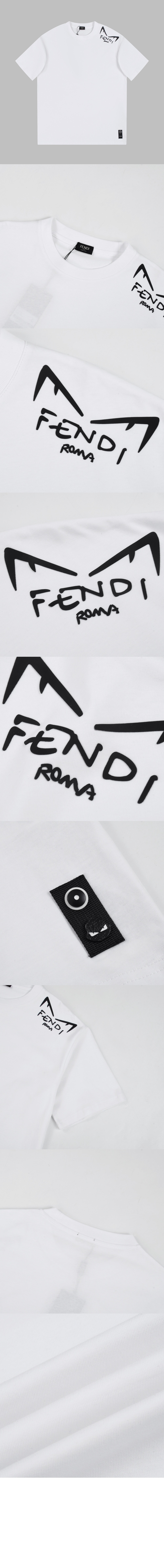 펜디 로고 프린트 반팔