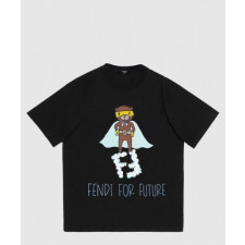 펜디 플라워 코튼 톱