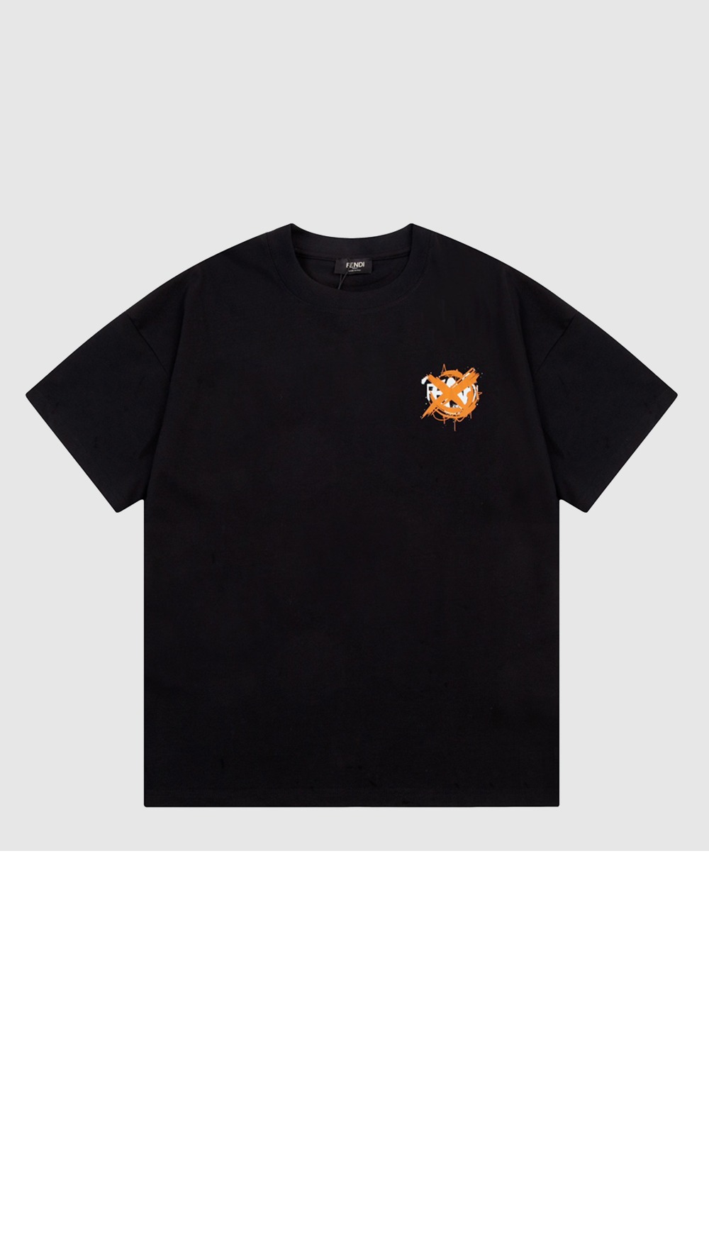 펜디 로고 프린트 반팔