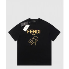 펜디 플라워 코튼 톱