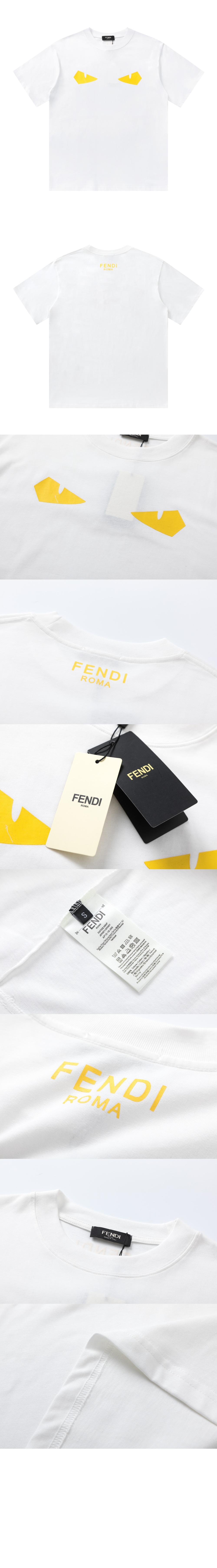 펜디 플라워 코튼 톱