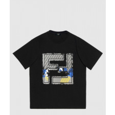 펜디 로고 프린트 반팔