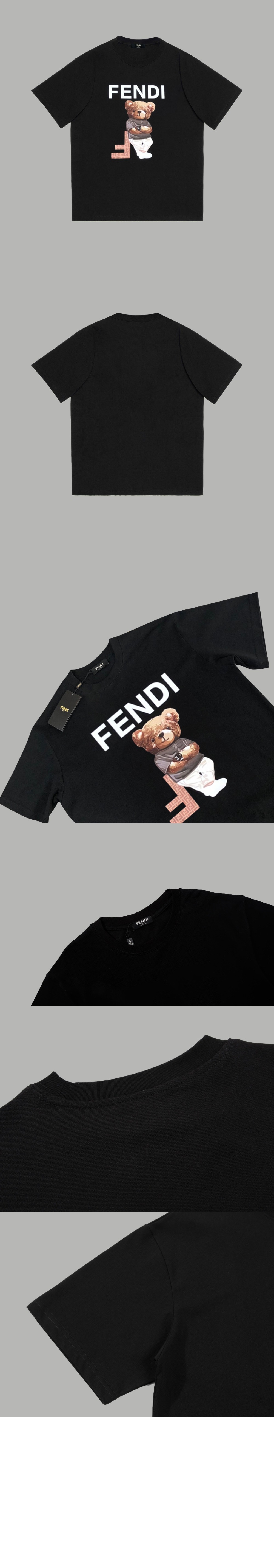 펜디 플라워 코튼 톱