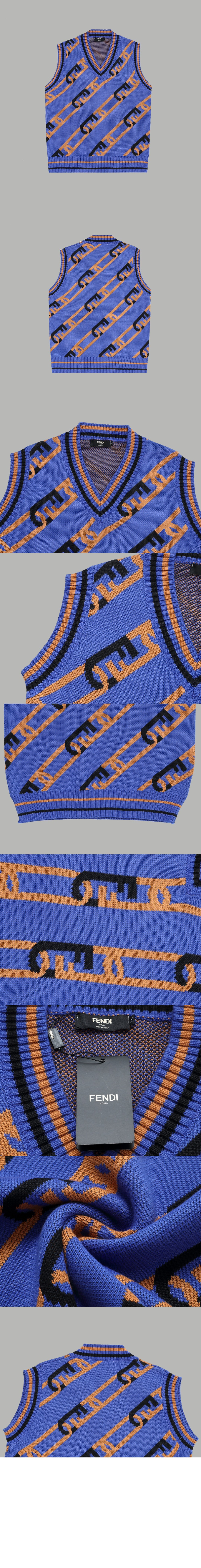 펜디 양털 조끼