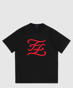 펜디 로고 프린트 반팔