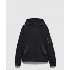 프라다 리사이클 나일론 후드 스웨트셔츠