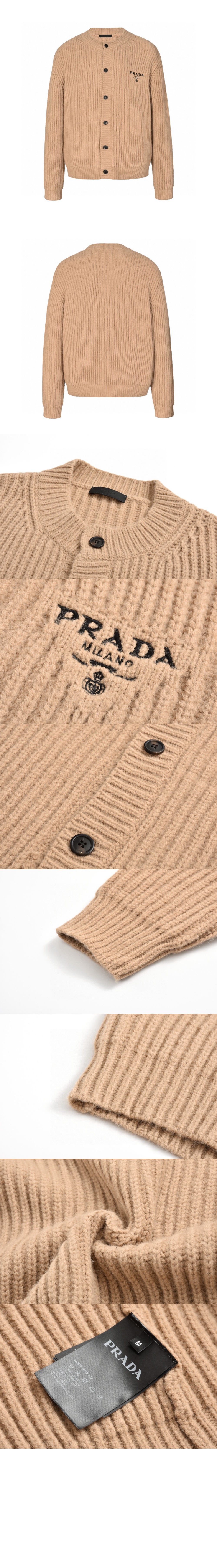 프린트 니트 톱