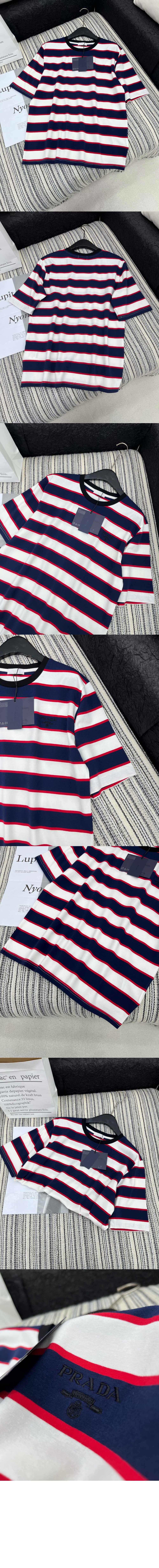 프라다 코튼 티셔츠