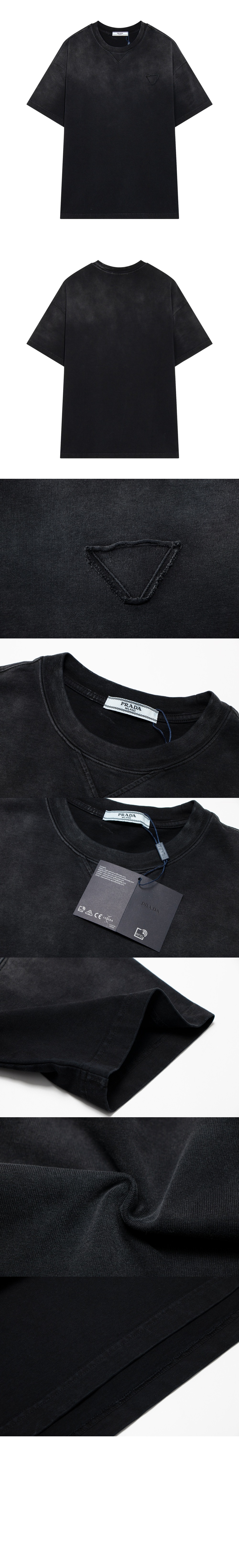 프라다 로고 프린트 반팔