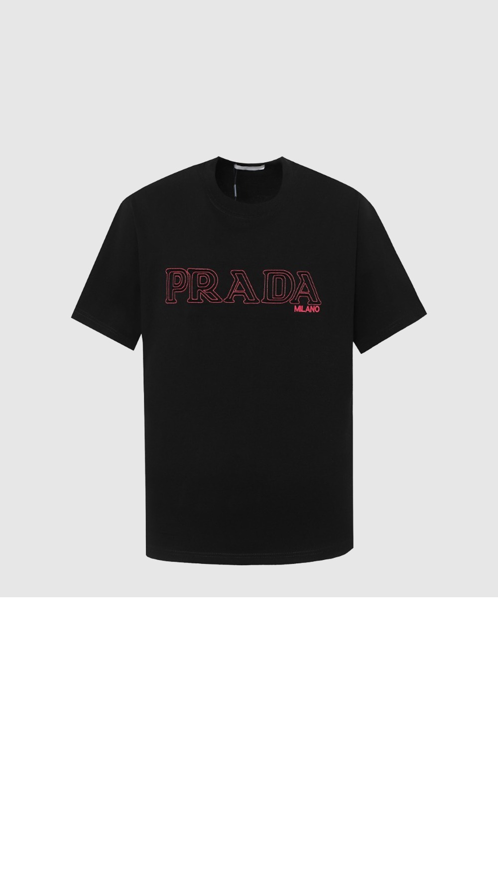 프라다 로고 프린트 반팔