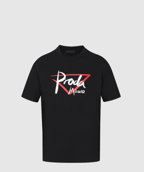 프라다 로고 프린트 반팔