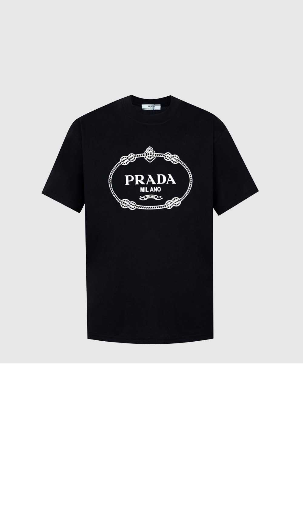 프라다 로고 프린트 반팔