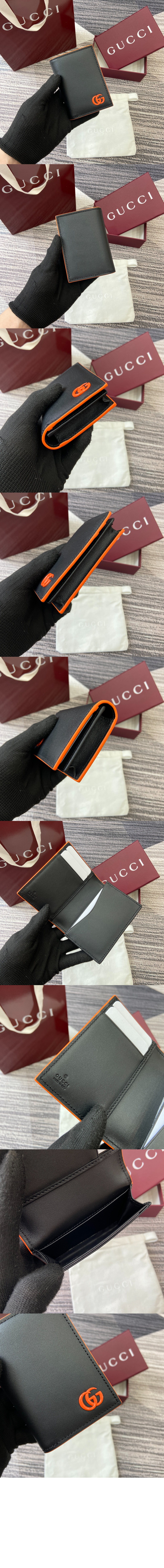 구찌 GG 마몽 바이폴드 카드 케이스 835053