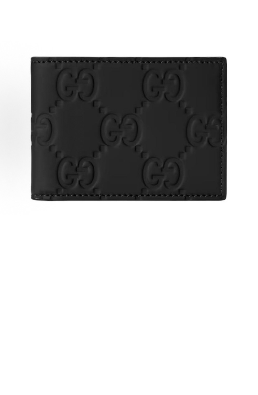 구찌 더블 G 로고 플랩 접이식 러버 지갑 780403