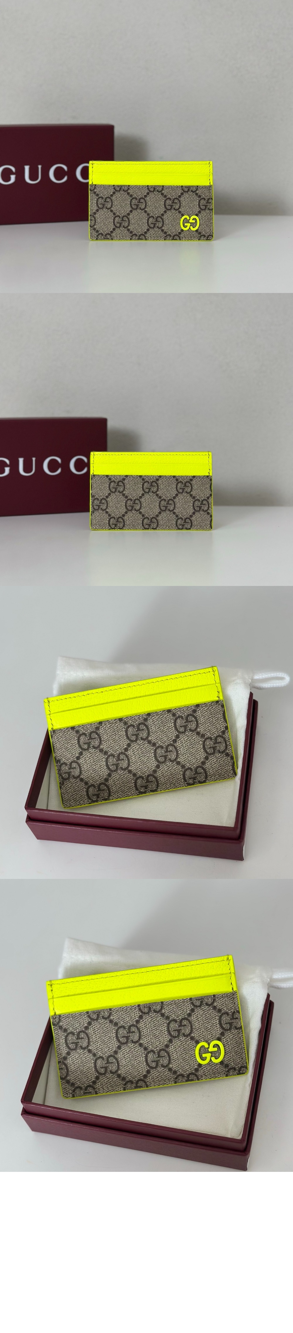 구찌 바이컬러 GG 카드 케이스 768248